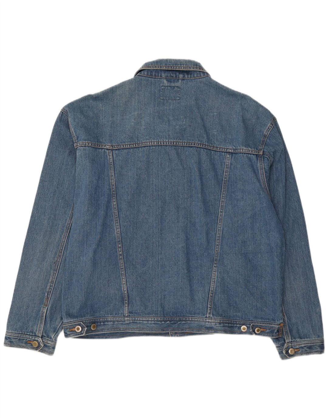 JOHN BANER Mens Denim Jacket UK 50 5XL Blue Cotton