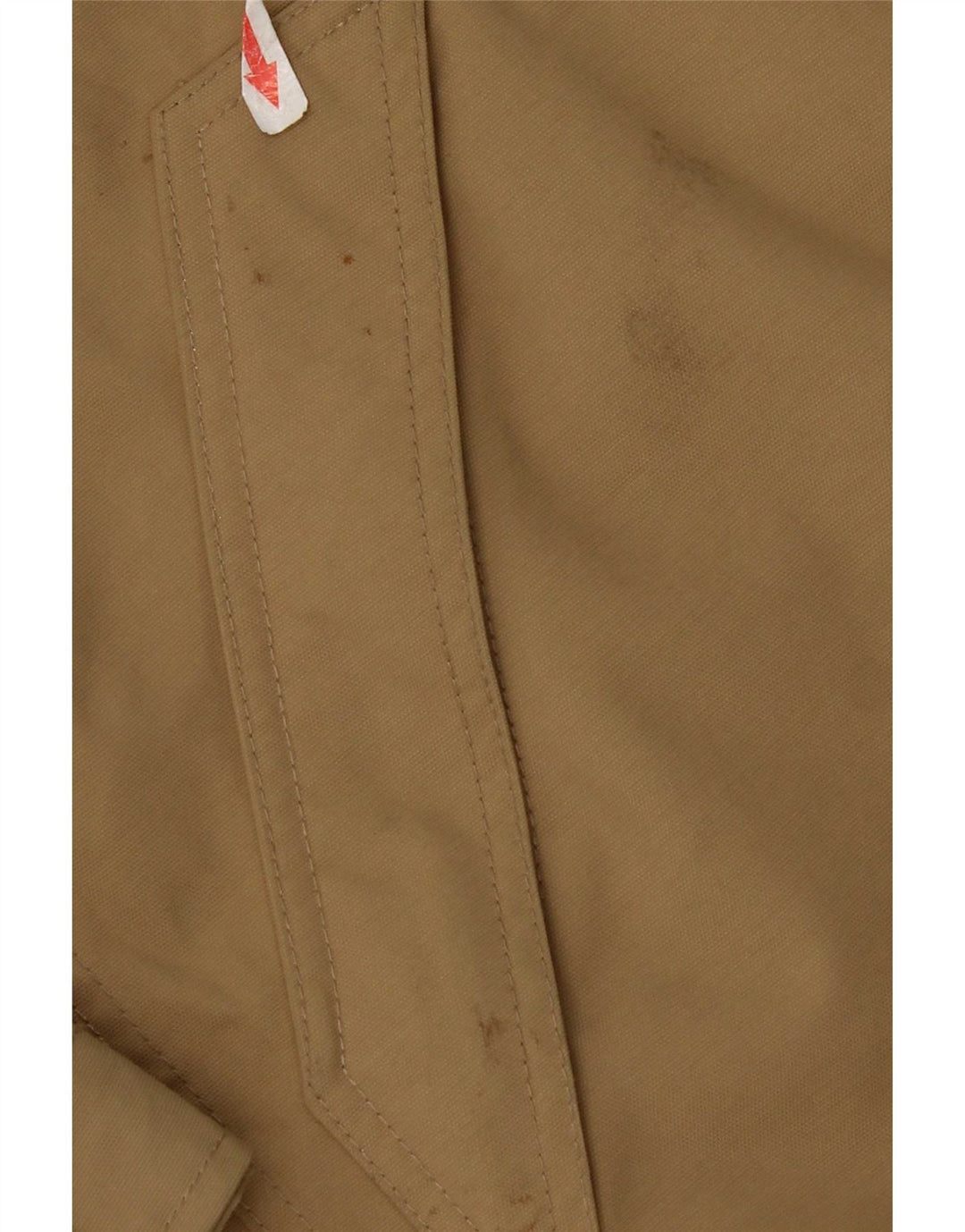 Timberland Mens Hooded Utility Jacket UK 38 Medium Beige Nylon