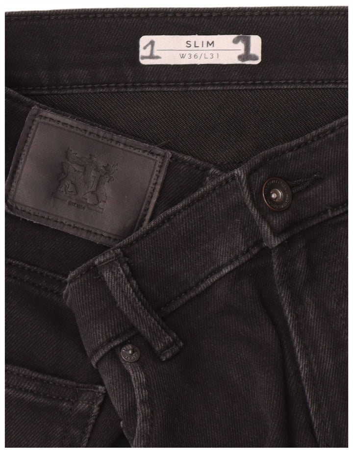Marks & Spencer Mens Slim Jeans W36 L31 Black