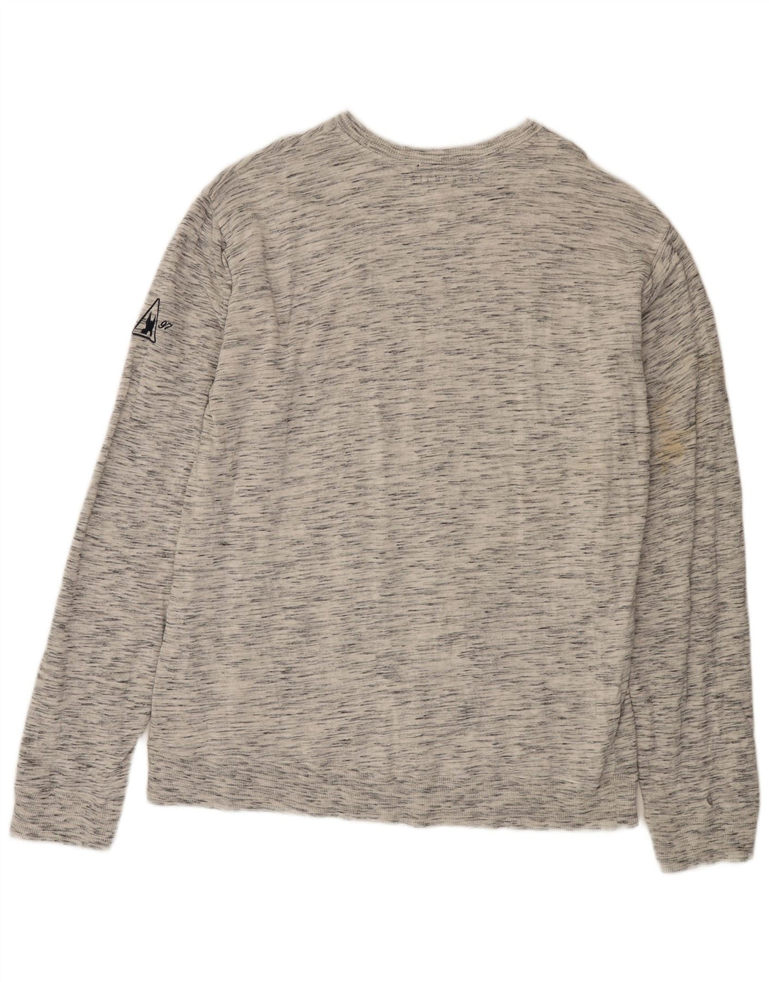 GAASTRA Mens Top Long Sleeve 3XL Grey Flecked Cotton
