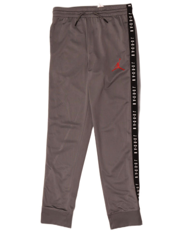 Jordan Boys Tracksuit Trousers Joggers 12-13 Years Large Grey Colourblock