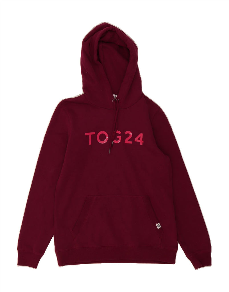 TOG 24 Womens Graphic Hoodie Jumper UK 8 Small Pink Cotton Vintage Tog 24 and Second-Hand Tog 24 from Messina Hembry 
