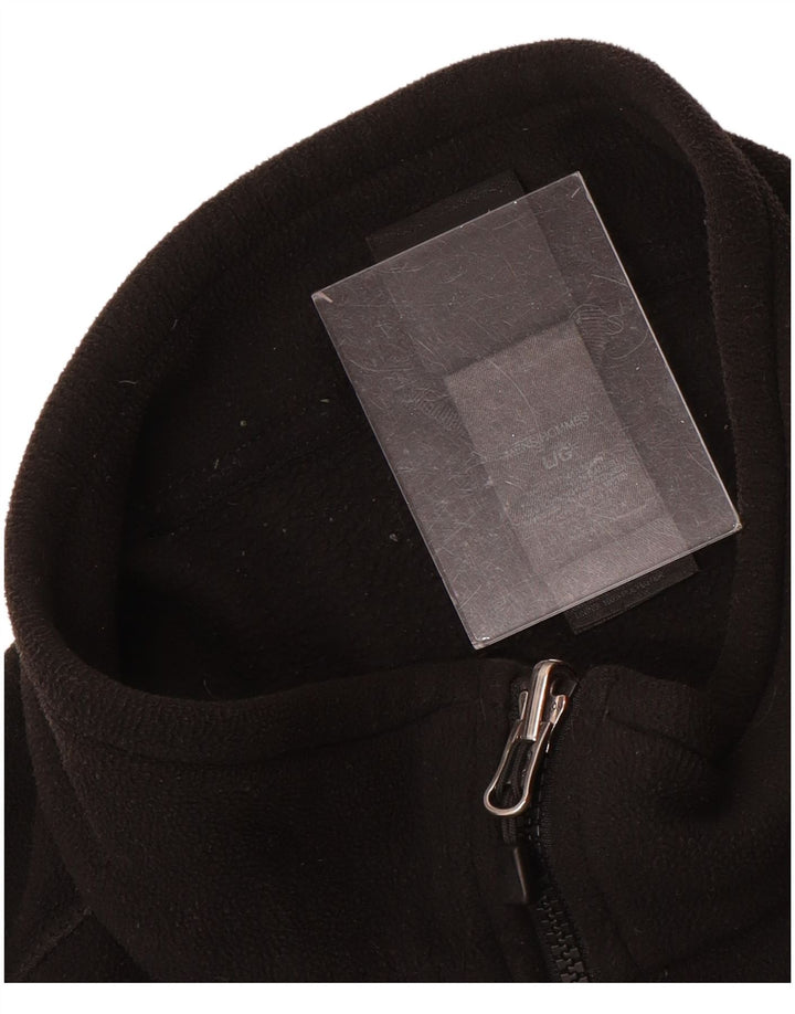 The North Face Mens Liner Fleece Jacket UK 40 Large Black Polyester