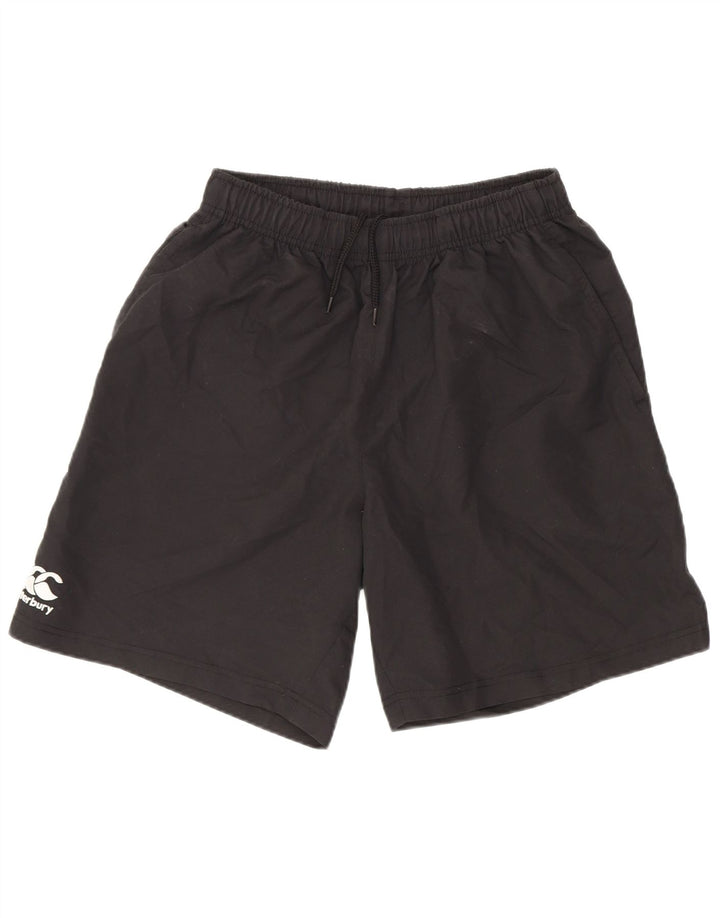 Canterbury Mens Sport Shorts Small Black Polyester