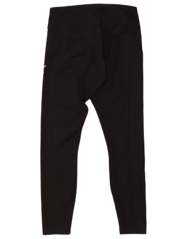 Puma Womens Crop Leggings UK 8 Small  Black Polyester