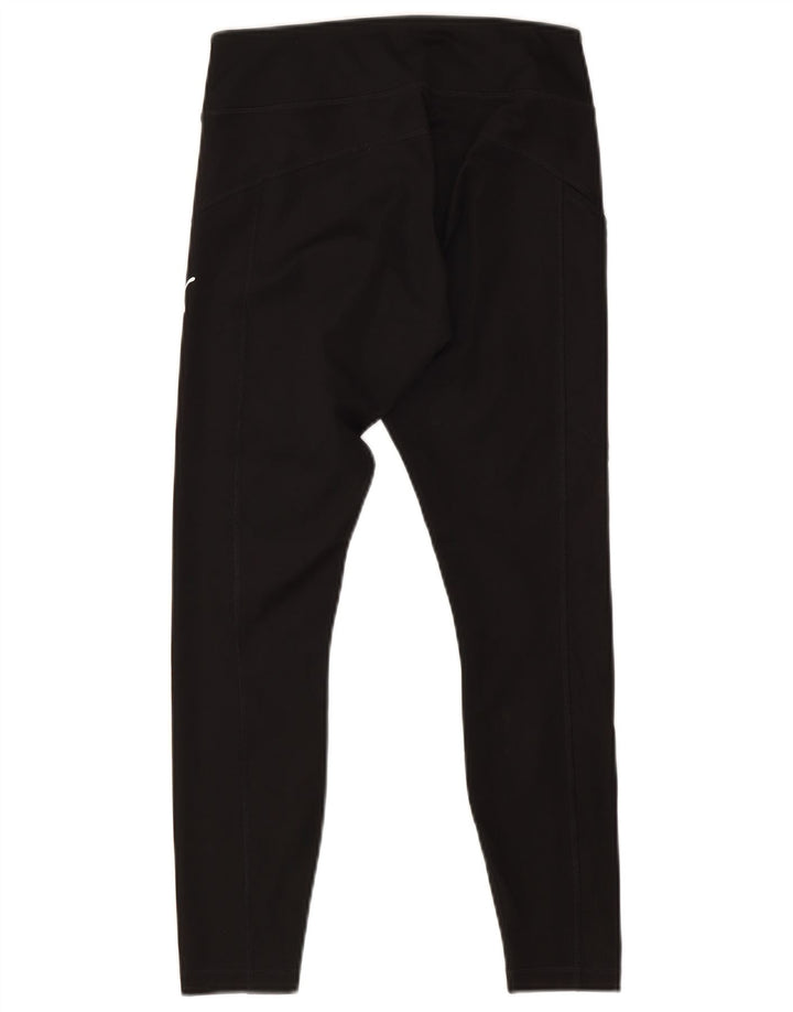 Puma Womens Crop Leggings UK 8 Small  Black Polyester