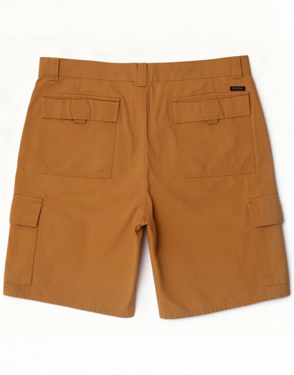 MC Neal Mens Cargo Shorts IT 56 3XL W38 Beige Cotton