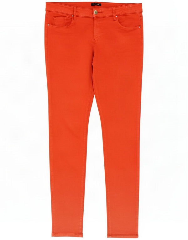 Massimo Dutti Womens Skinny Jeans EU 42 Large W32 L30 Red