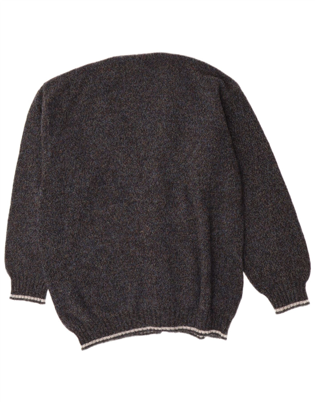 Vintage Mens Cardigan Sweater IT 54 XL Grey Wool