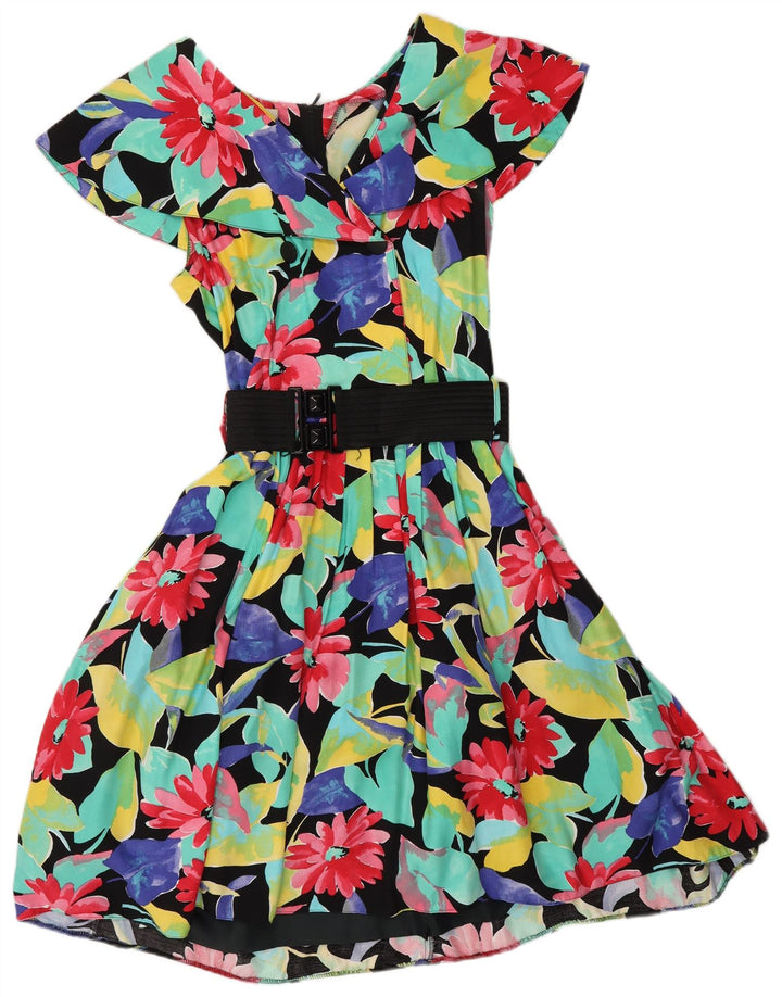 NEW FAST Womens A-Line Dress EU 34 XS Multicoloured Floral