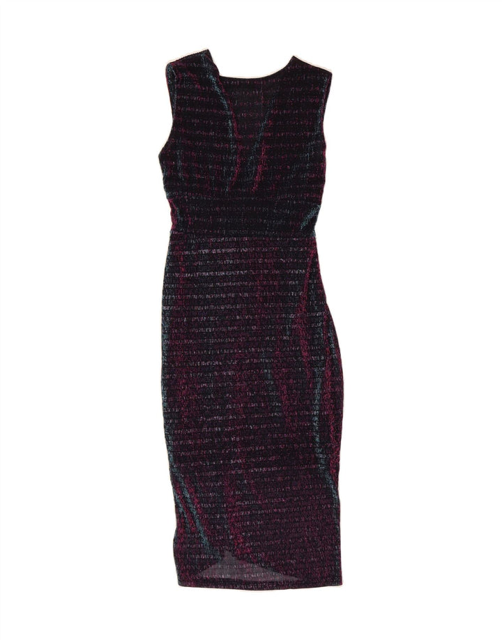 NUNA LIE Womens Sleeveless Maxi Dress UK 6 XS Multicoloured Polyester Vintage Nuna Lie and Second-Hand Nuna Lie from Messina Hembry 