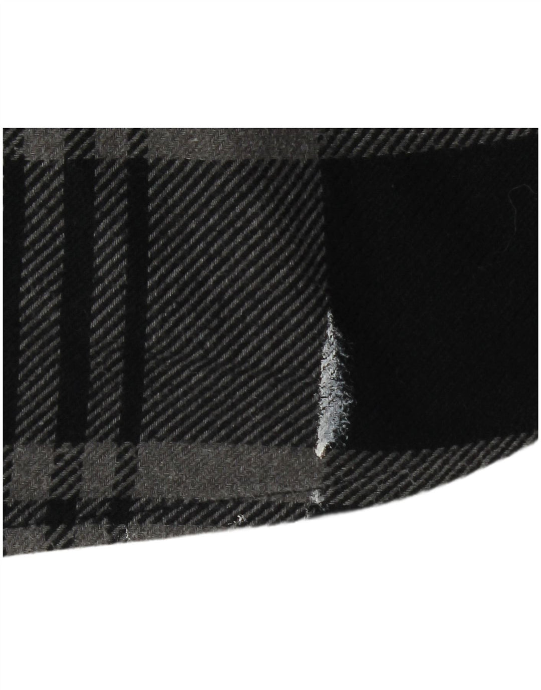 Orvis Mens Flannel Shirt Large Grey Plaid Cotton
