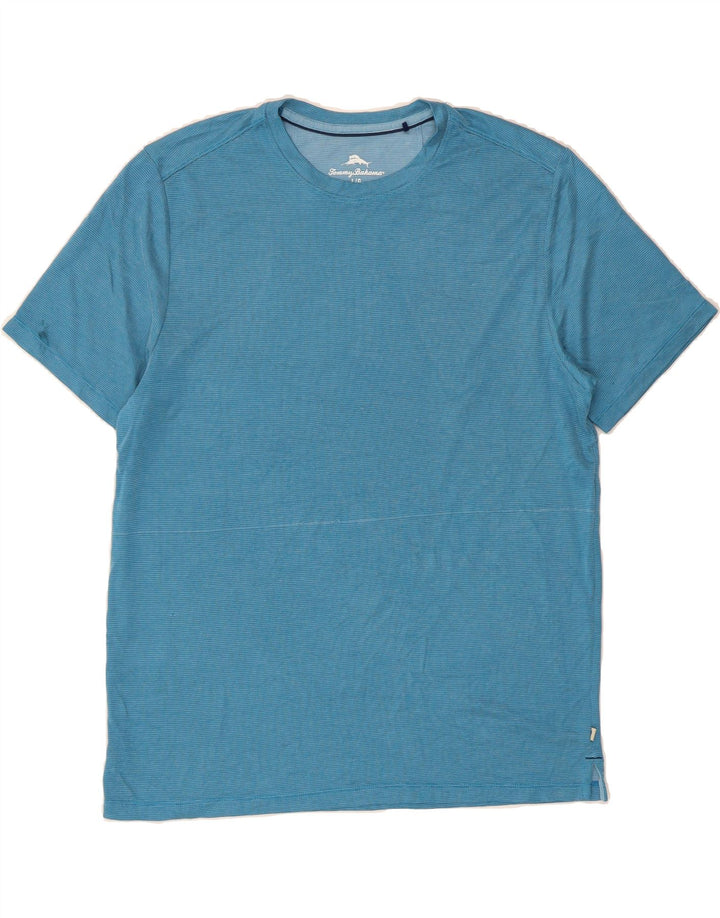 TOMMY BAHAMA Mens T-Shirt Top Large Blue Modal Vintage Tommy Bahama and Second-Hand Tommy Bahama from Messina Hembry 