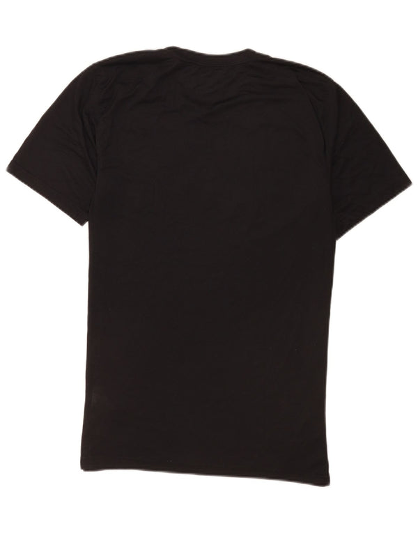 Nike Mens Dri Fit Graphic T-Shirt Top Small Black Polyester