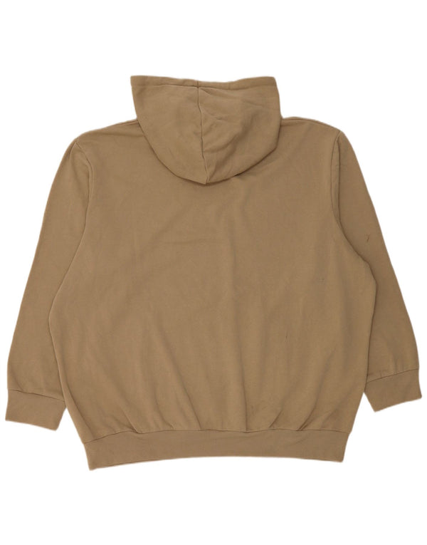 Jack & Jones Mens Hoodie Jumper 3XL Beige Cotton