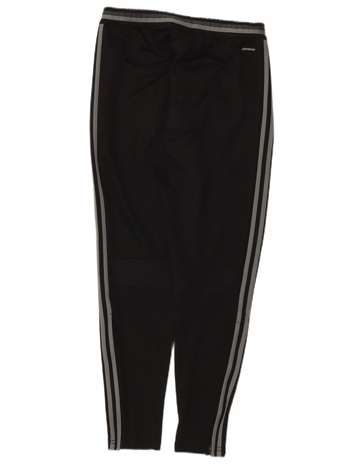 Adidas Mens Climacool Graphic Tracksuit Trousers Small Black Polyester