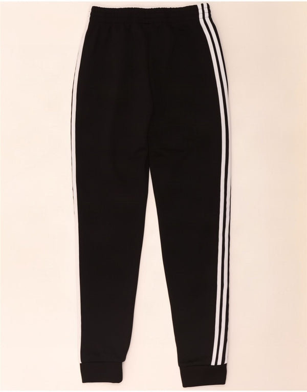Adidas Mens Tracksuit Trousers Joggers Small Black Polyester