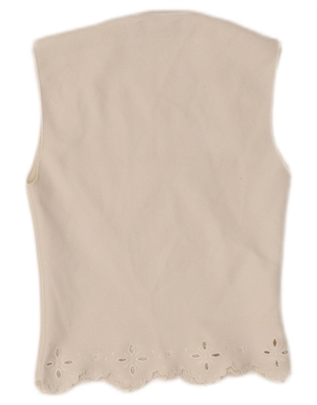 Zara Womens Sleeveless Crop Top UK 8 Small White