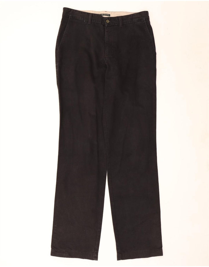 Dockers Mens Straight Chino Trousers W34 L36 Black