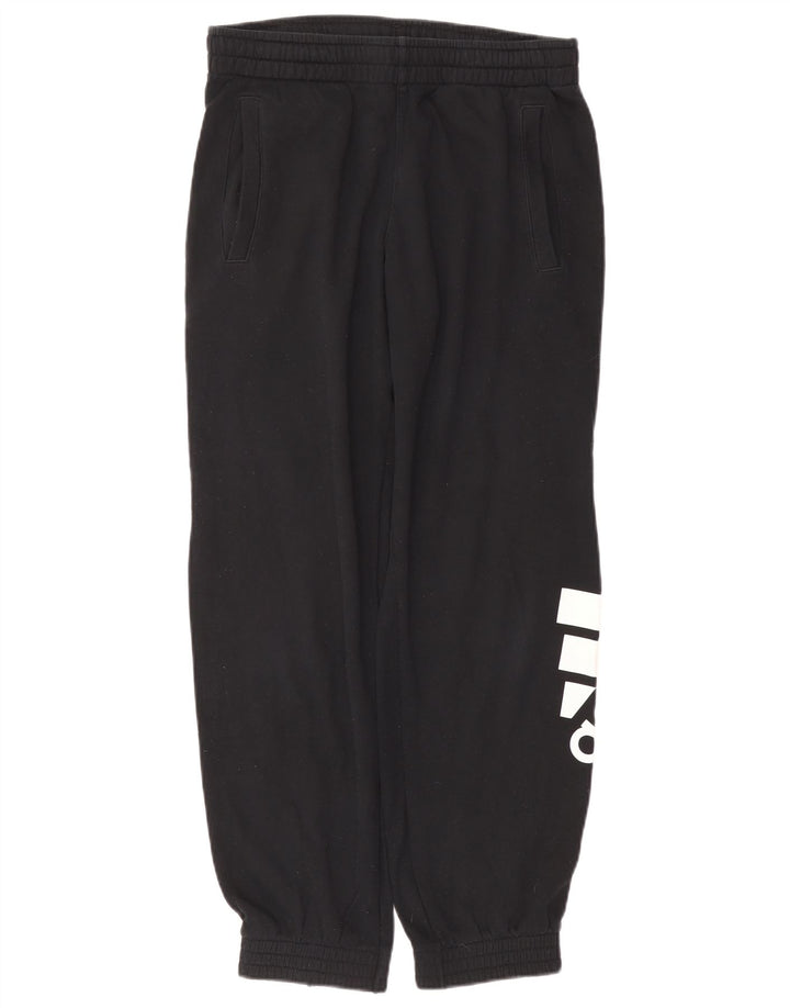 Adidas Mens Climalite Graphic Tracksuit Trousers Joggers Medium Black