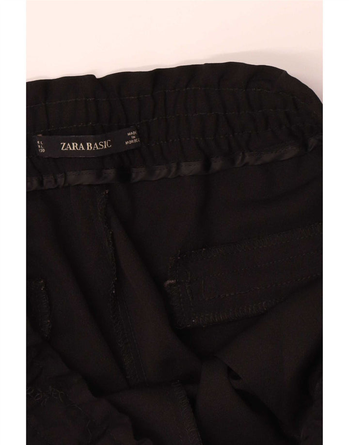 Zara Womens Joggers Trousers Large W30 L27 Black