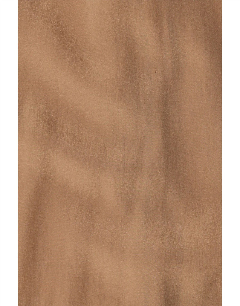 LUISA SPAGNOLI Womens Front Tie Shirt Blouse IT 48 XL Brown Acetate Vintage Luisa Spagnoli and Second-Hand Luisa Spagnoli from Messina Hembry 