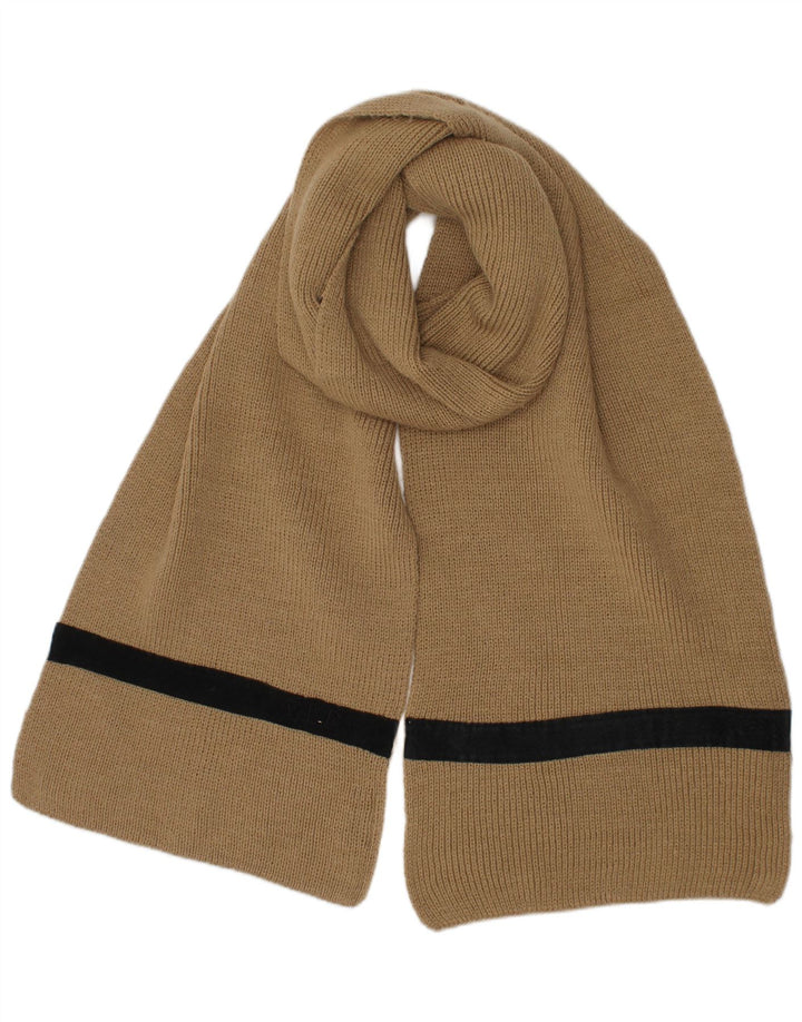 Lee Mens Rectangle Scarf One Size Beige Striped Polyester Classic