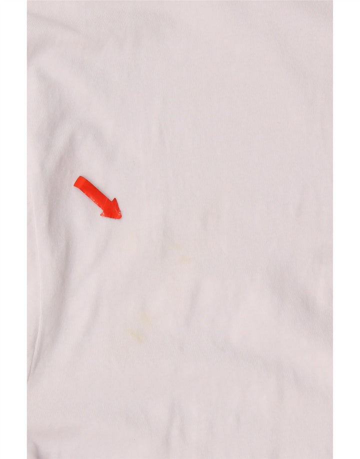 Jack & Jones Mens Top Long Sleeve XL White Cotton