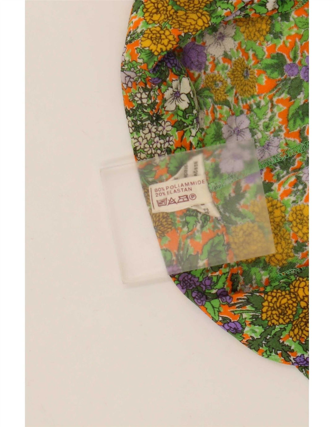 Magic Womens Short Sleeve Shirt Blouse US 3 Small Multicoloured Floral