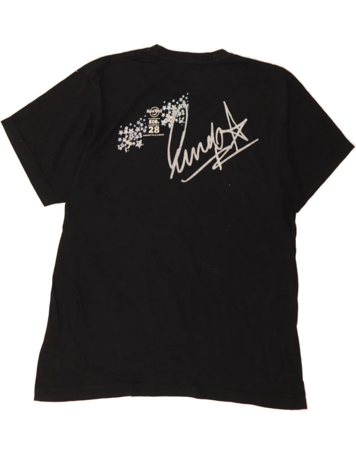 HARD ROCK CAFE Mens Graphic T-Shirt Top Large Black Cotton Vintage Hard Rock Cafe and Second-Hand Hard Rock Cafe from Messina Hembry 