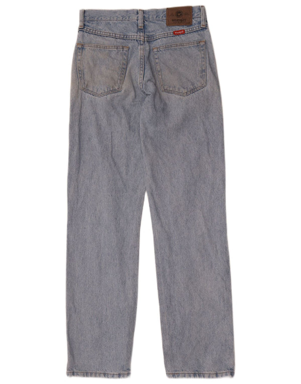 Wrangler Womens Straight Jeans W30 L32 Blue Cotton