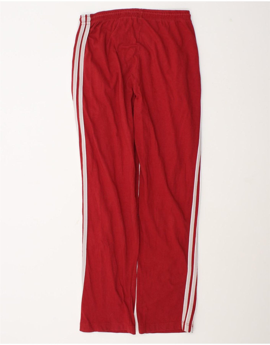 Adidas Mens Tracksuit Trousers Small Red Cotton