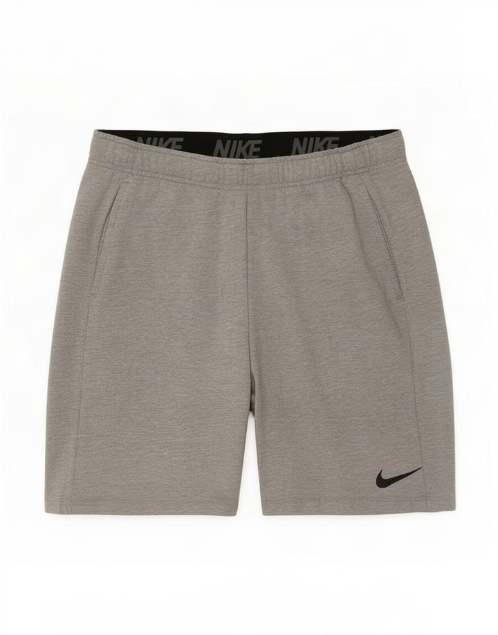 Nike Mens Dri Fit Standard Sport Shorts Medium Grey Flecked Polyester