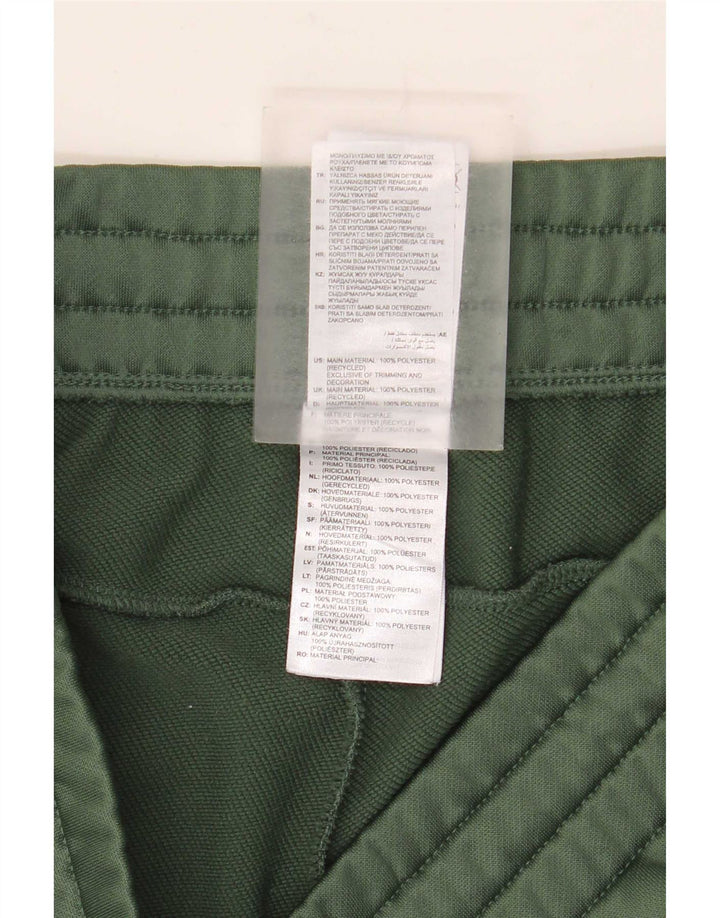 Adidas Mens Tracksuit Trousers Joggers UK 12/14 Medium Green Polyester