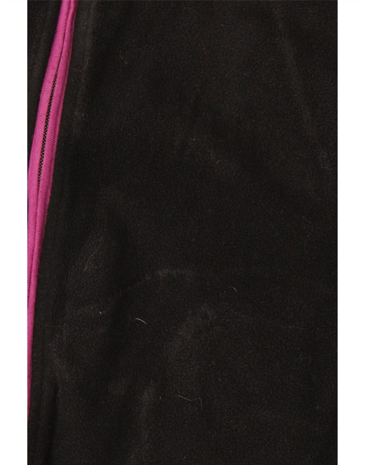 Kappa Womens Fleece Jacket UK 20 2XL Black Polyester