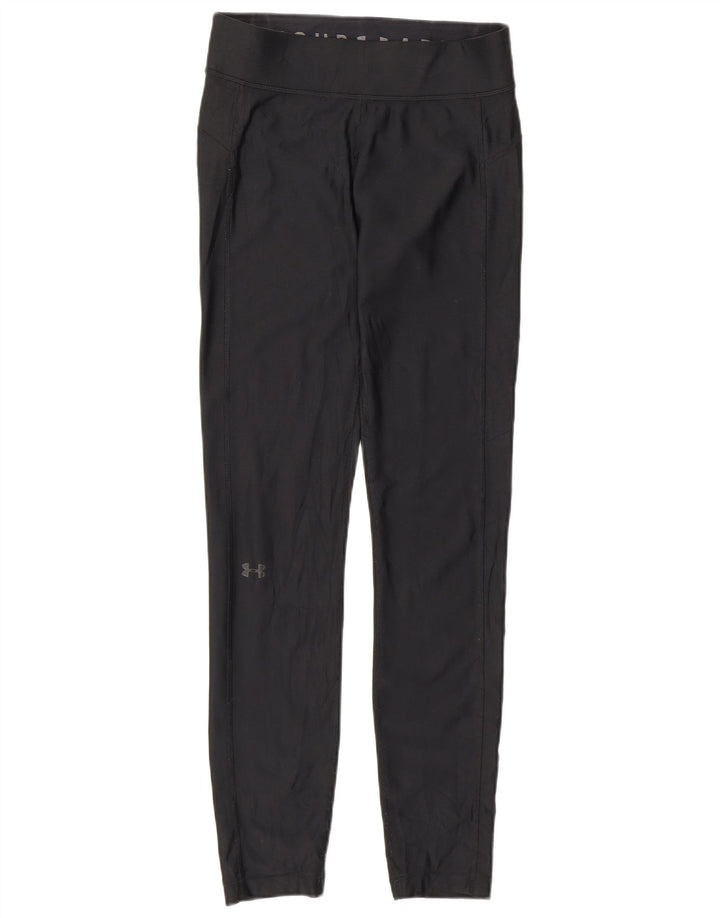 Under Armour Womens Leggings UK 12 Medium Black