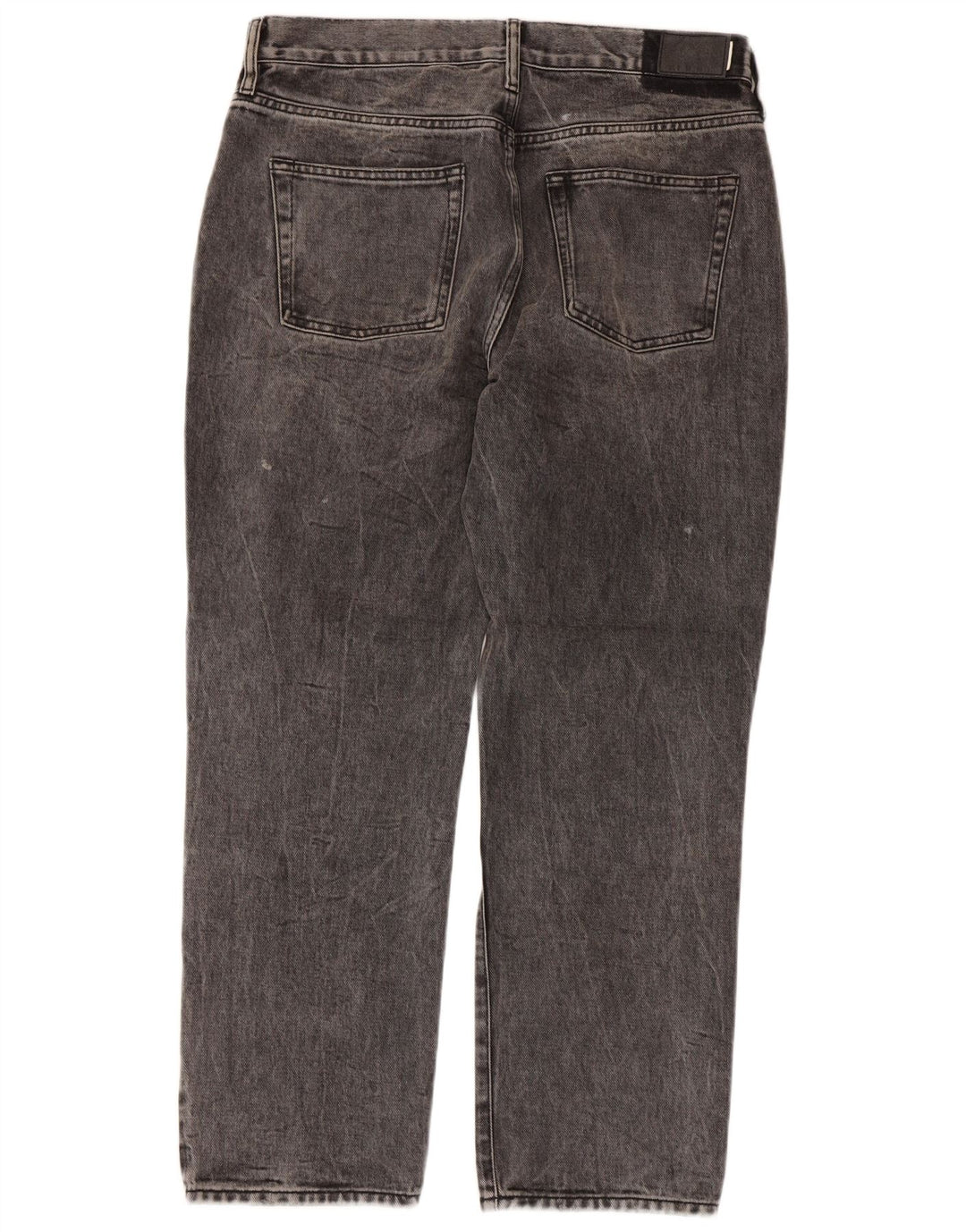 Superdry Mens Straight Jeans W32 L28 Grey Cotton