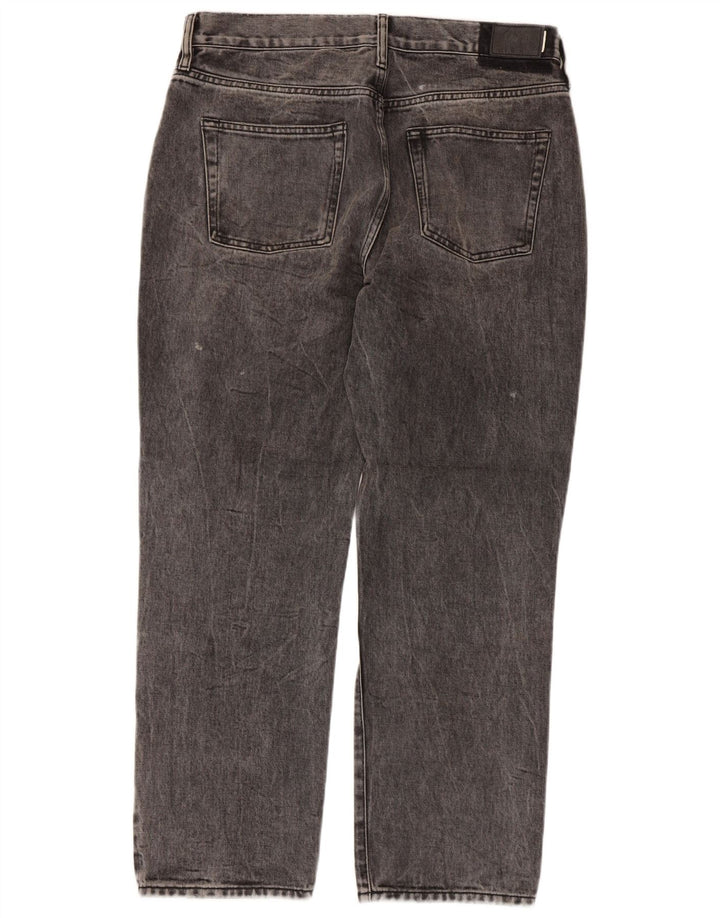Superdry Mens Straight Jeans W32 L28 Grey Cotton