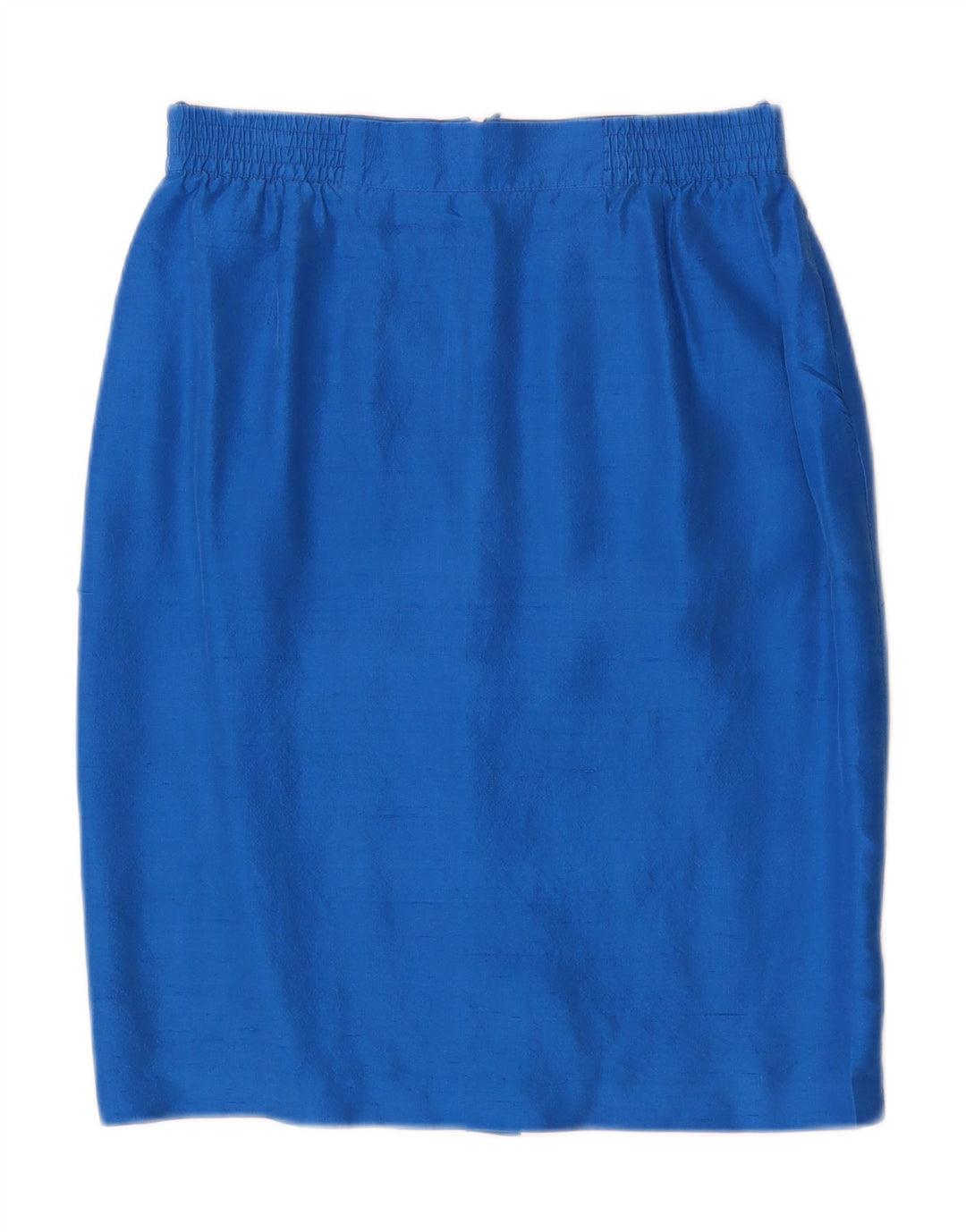 Vera Mont Womens 6 Button 2 Piece Skirt Set UK 14 Medium W28  Blue Silk