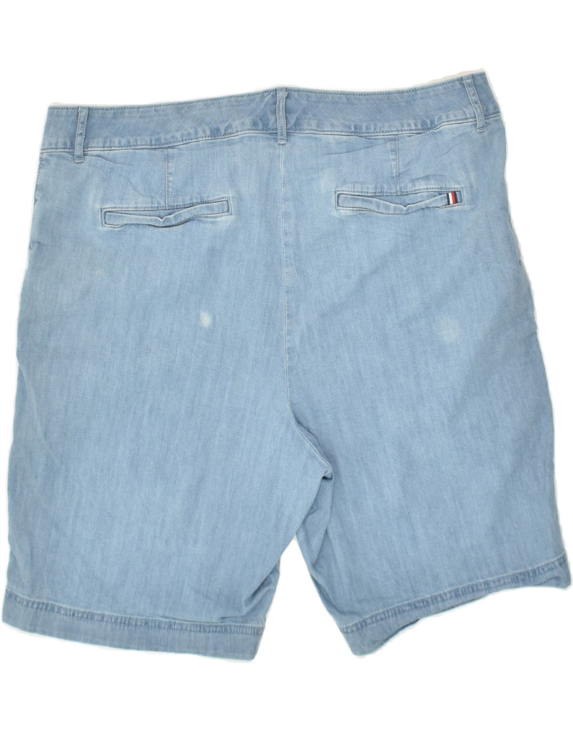 TOMMY HILFIGER Womens Denim Shorts US 18 3XL W38 Blue Cotton | Vintage Tommy Hilfiger | Thrift | Second-Hand Tommy Hilfiger | Used Clothing | Messina Hembry 