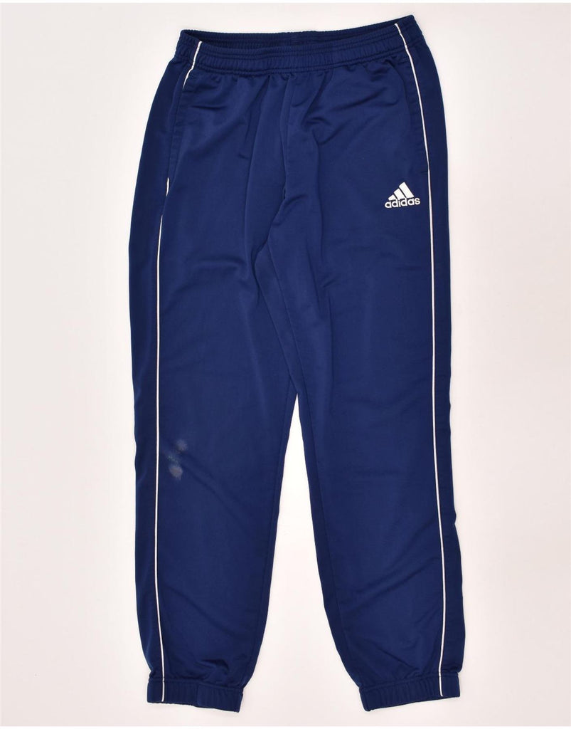 ADIDAS Mens Tracksuit Trousers Joggers Large Navy Blue Polyester | Vintage Adidas | Thrift | Second-Hand Adidas | Used Clothing | Messina Hembry 