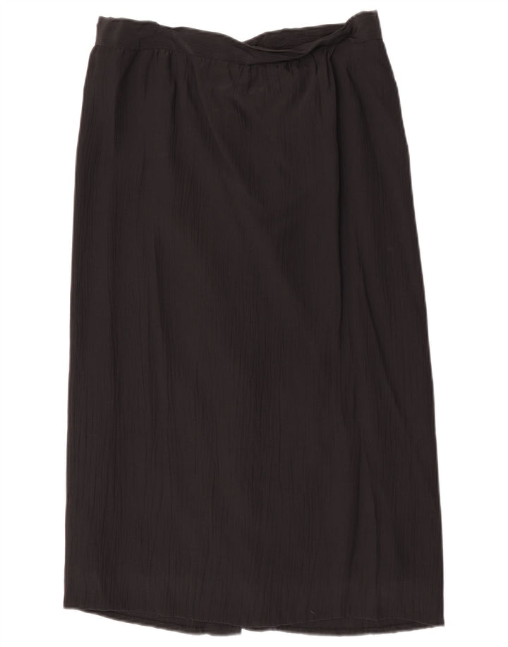 Vintage Womens Midi Skirt W30 Medium  Black