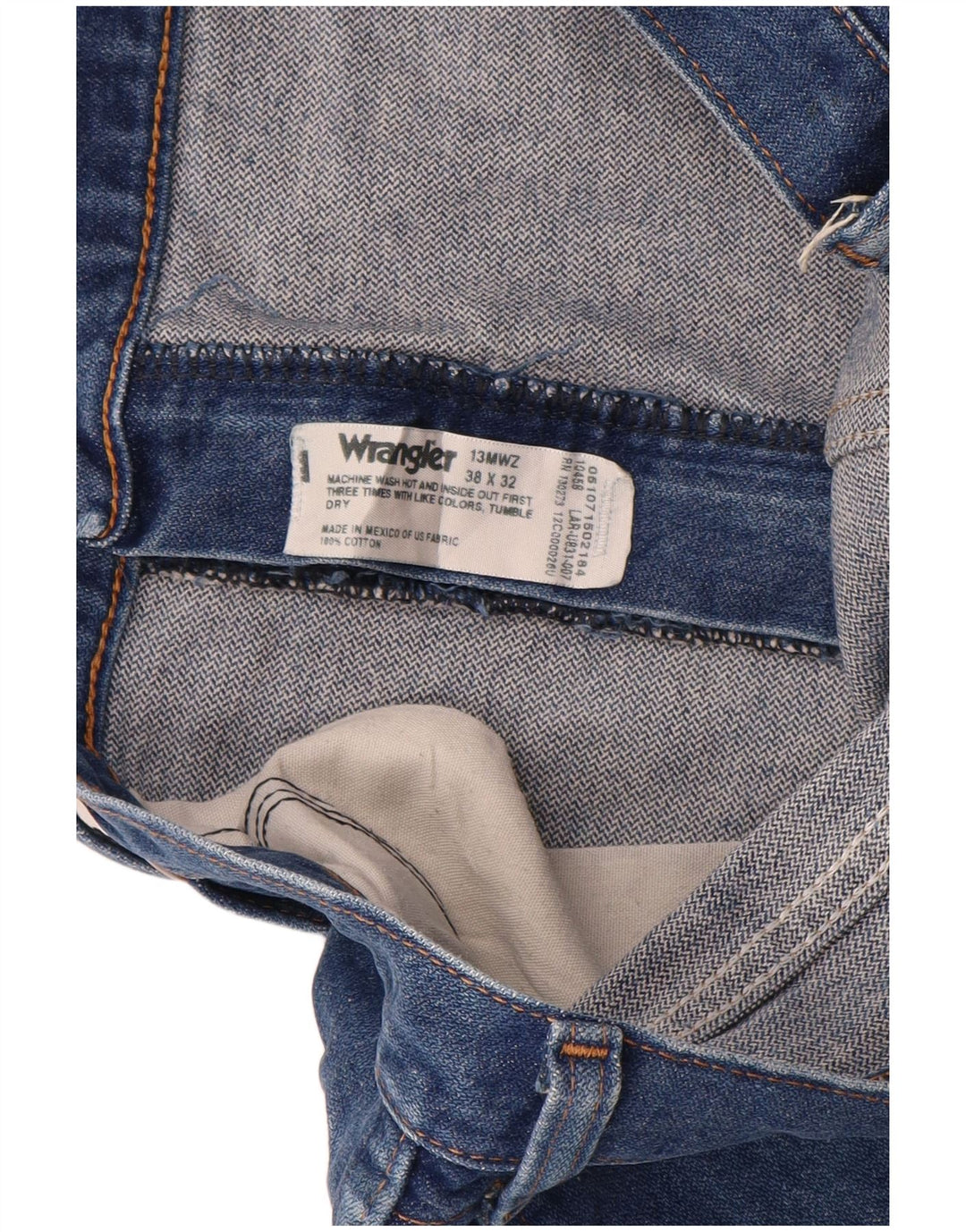 WRANGLER Mens Denim Shorts W38 XL Blue Cotton