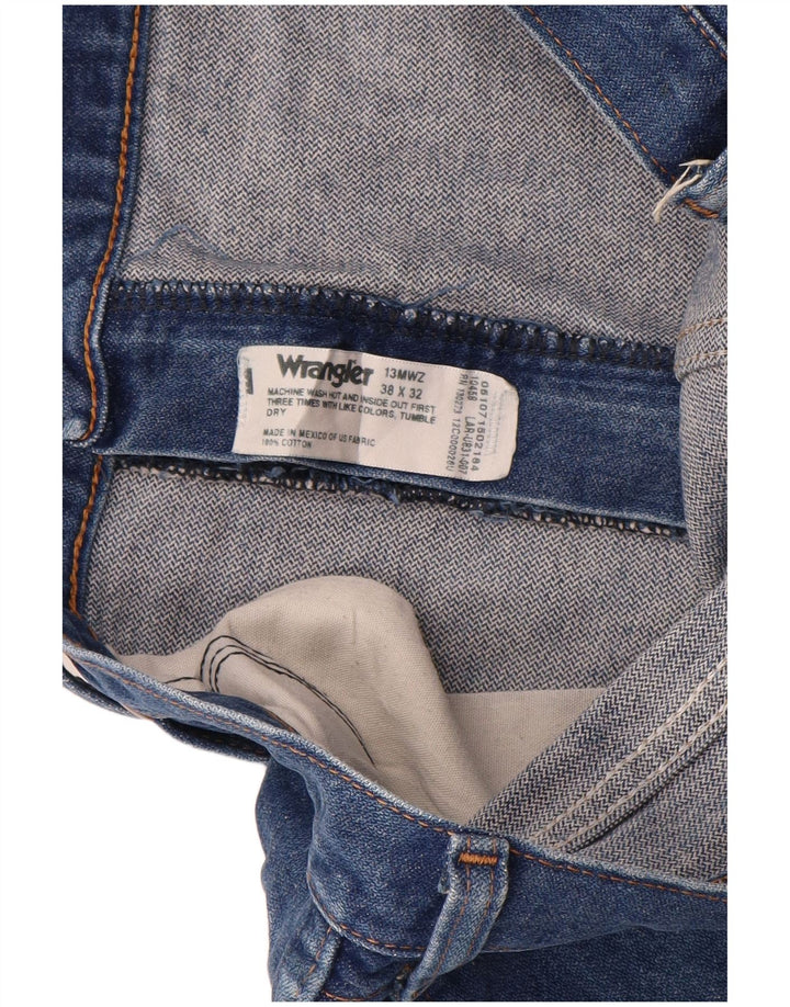 WRANGLER Mens Denim Shorts W38 XL Blue Cotton