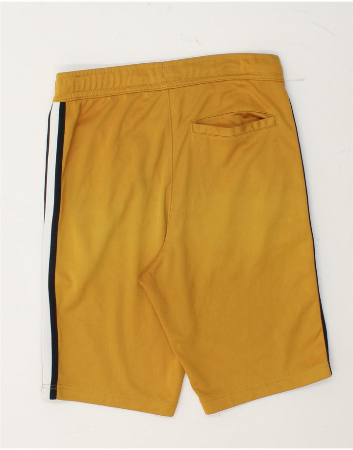 NIKE Mens Sport Shorts Small Yellow Colourblock