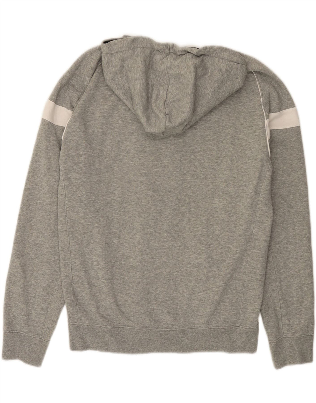 CHAMPION Mens Zip Hoodie Sweater Medium Grey Colourblock Cotton