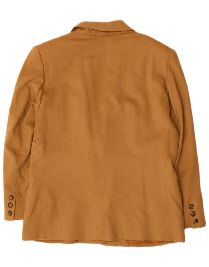 PIACENZA Womens 3 Button Blazer Jacket UK 16 Large Brown