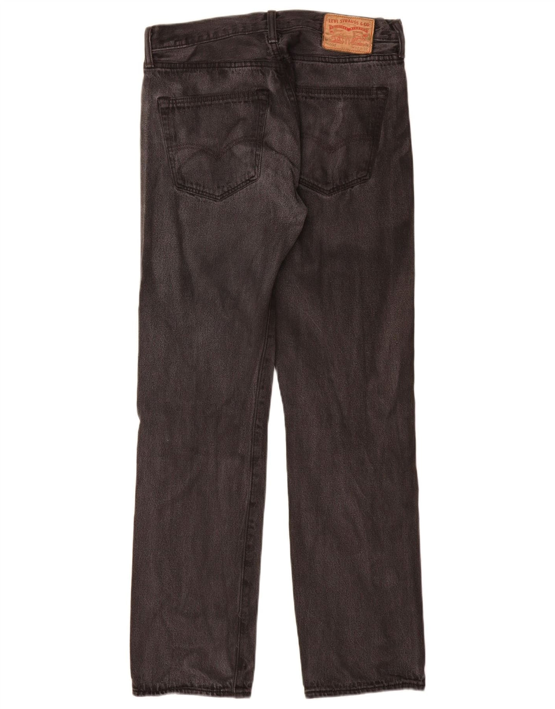 Levi's Mens Straight Jeans W32 L32 Grey Cotton