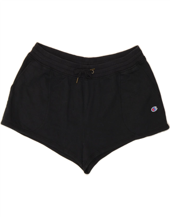 CHAMPION Womens Sport Shorts UK 18 XL  Black Vintage Champion and Second-Hand Champion from Messina Hembry 