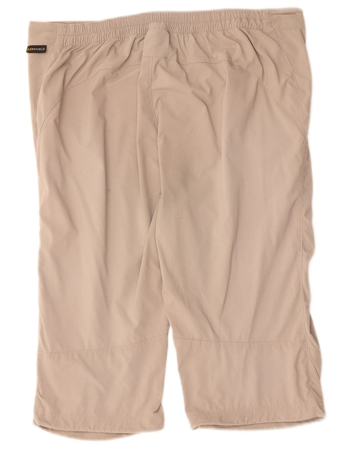 Jack Wolfskin Womens Bermuda Shorts UK 12 Medium W34 Khaki Polyamide